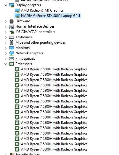 Като НОВ  - Acer Nitro 5 Ryzen 7 Nvidia RTX 3060 16gb ram 500 GB SSD