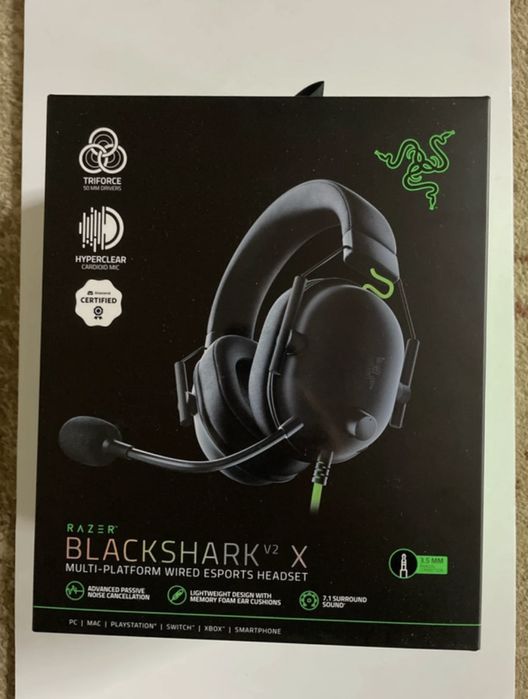 Razer Blackshark V2 X Casti Gaming Calculator Xbox PS