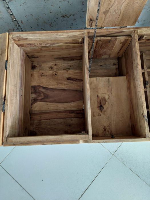Cufar vintage din lemn masiv    110/60/46