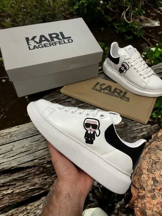 Adidasi Karl Lagerfeld Negru-Alb