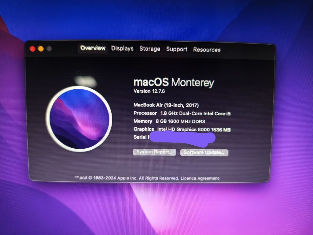 MacBook Air 13" (2017)
