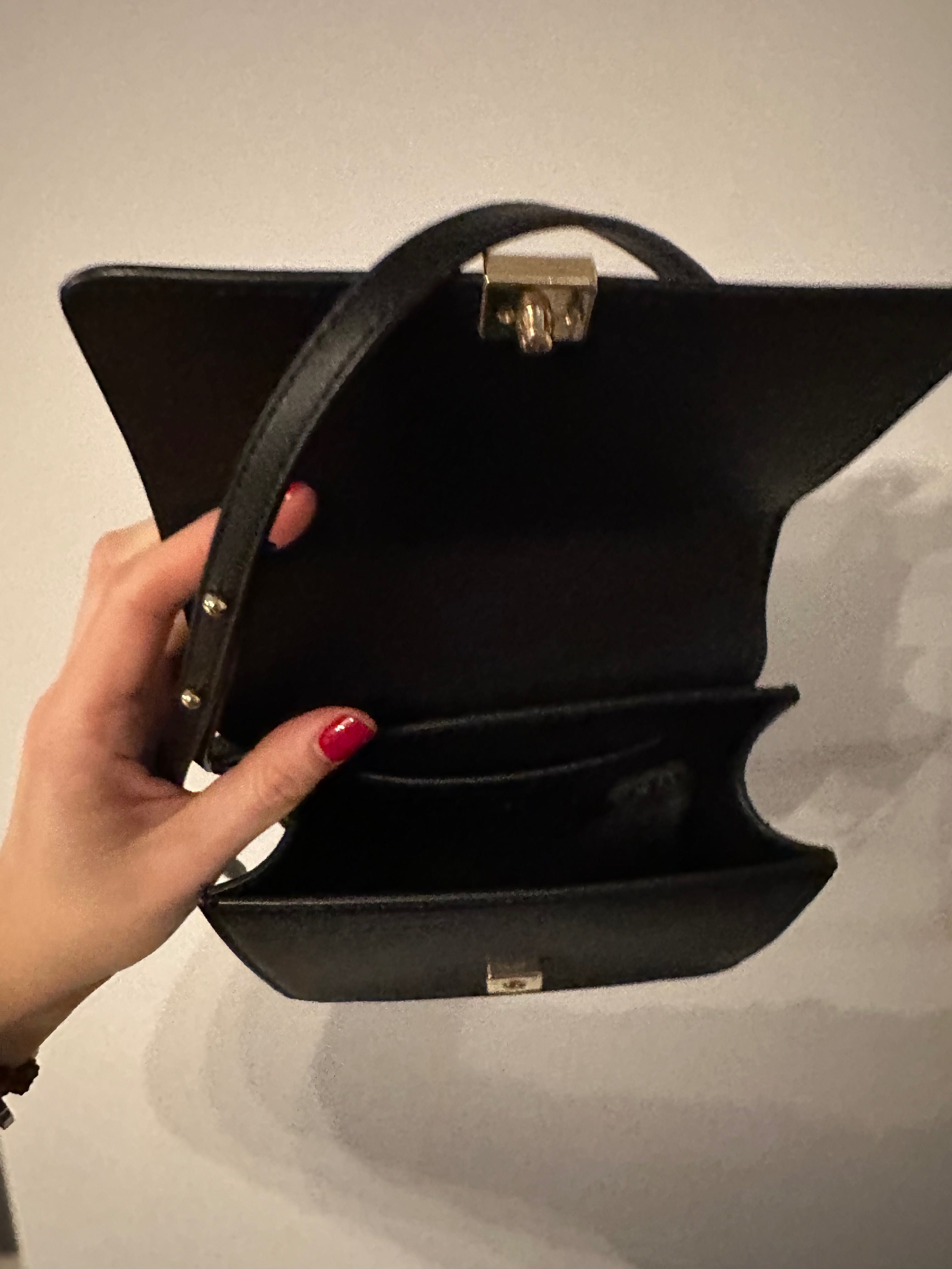Черна чанта Massimo Dutti