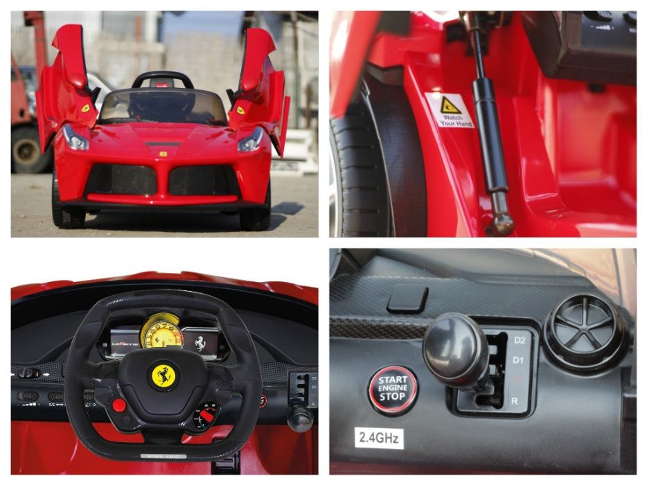 Masinuta electrica pentru Copii Laferrari 2x 25W 12V #RED