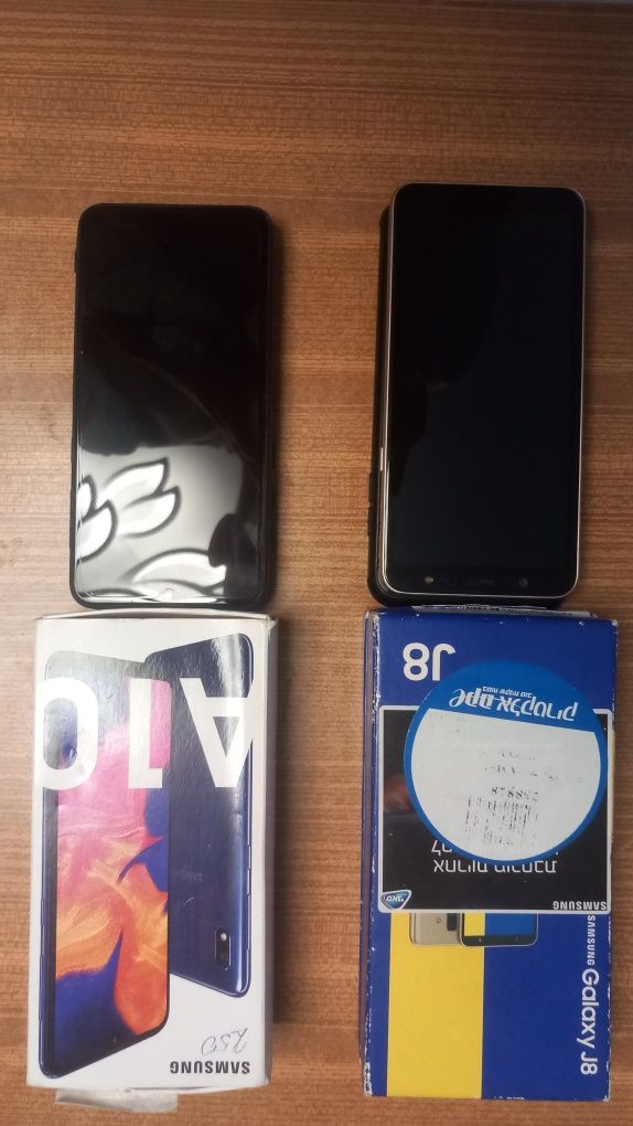 Продаю 2 телефона Samsung j 8 и Samsung a 10