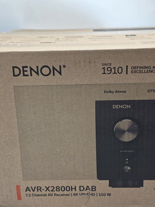 Receiver AV DENON AVR-X2800HDAB, 500W, Bluetooth, Wi-Fi, SIGILAT
