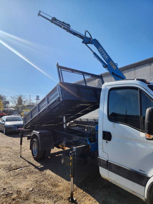 Iveco Daily 65C15 Basculabil+Macara 2009 3.0D 150 CP 6 trepte cat. C