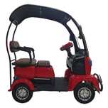 Електрическа четириколка EcoWay X3 с покрив 72V/20Ah, USB, MP3, Блутут