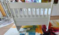 Бебешко легло с асанцьорна решетка 40X90 см+матрак 40х90см+повивалник