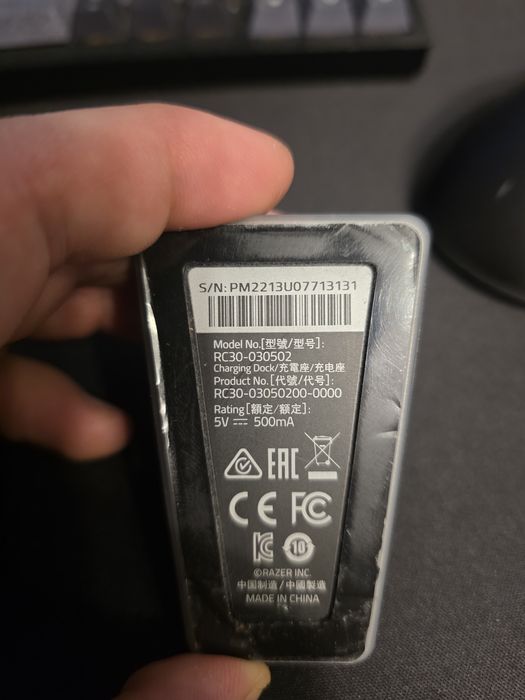 Razer Deathadder v2 pro + док станция