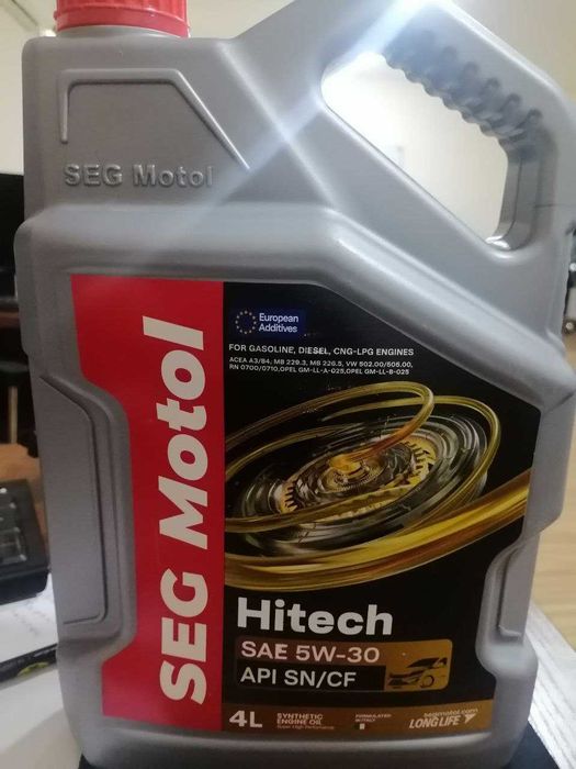 Моторное масло, motor moyi SEG Motol Hitech SAE 5W-30,матор мойи масла