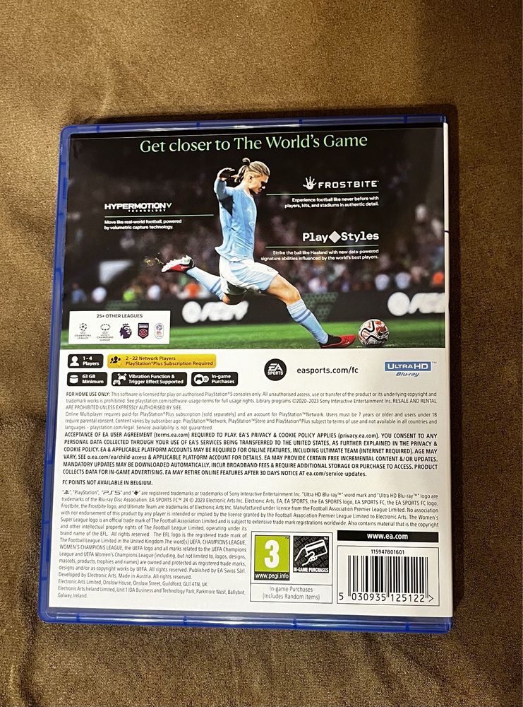 Продавам игра за PS 5 EA FC 24
