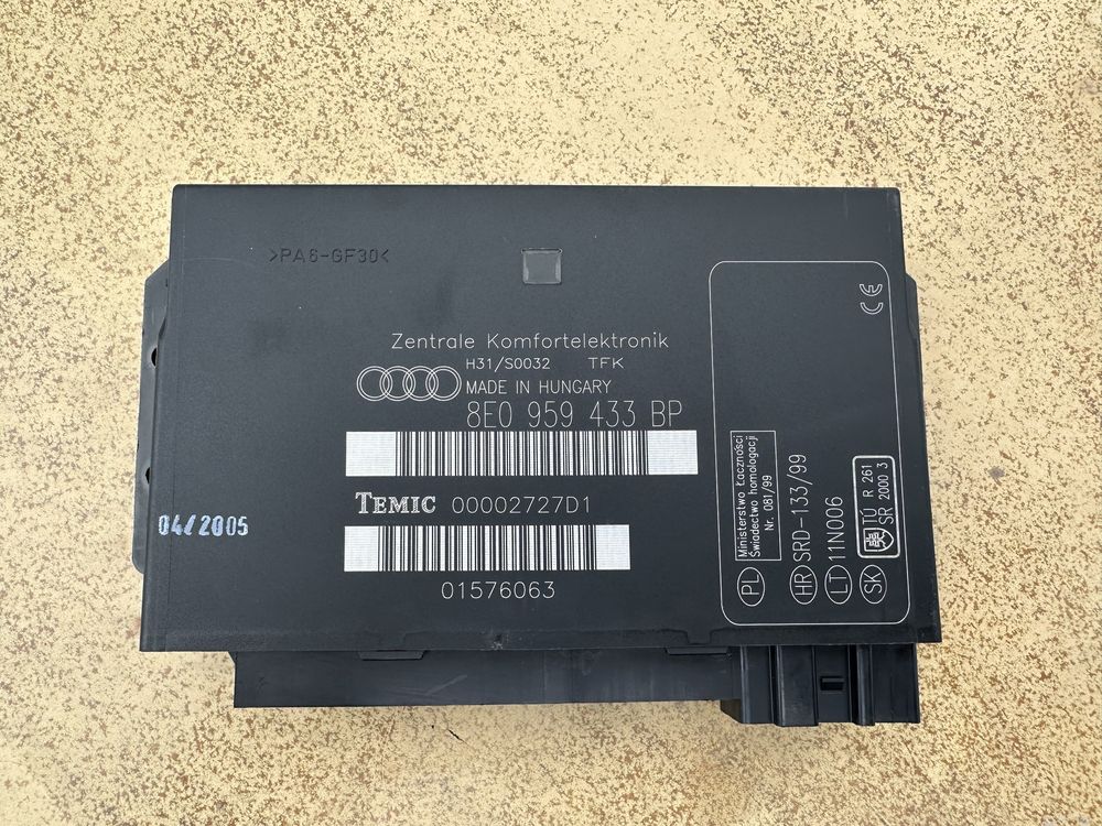 Комфорт модул Audi A4 B6 B7