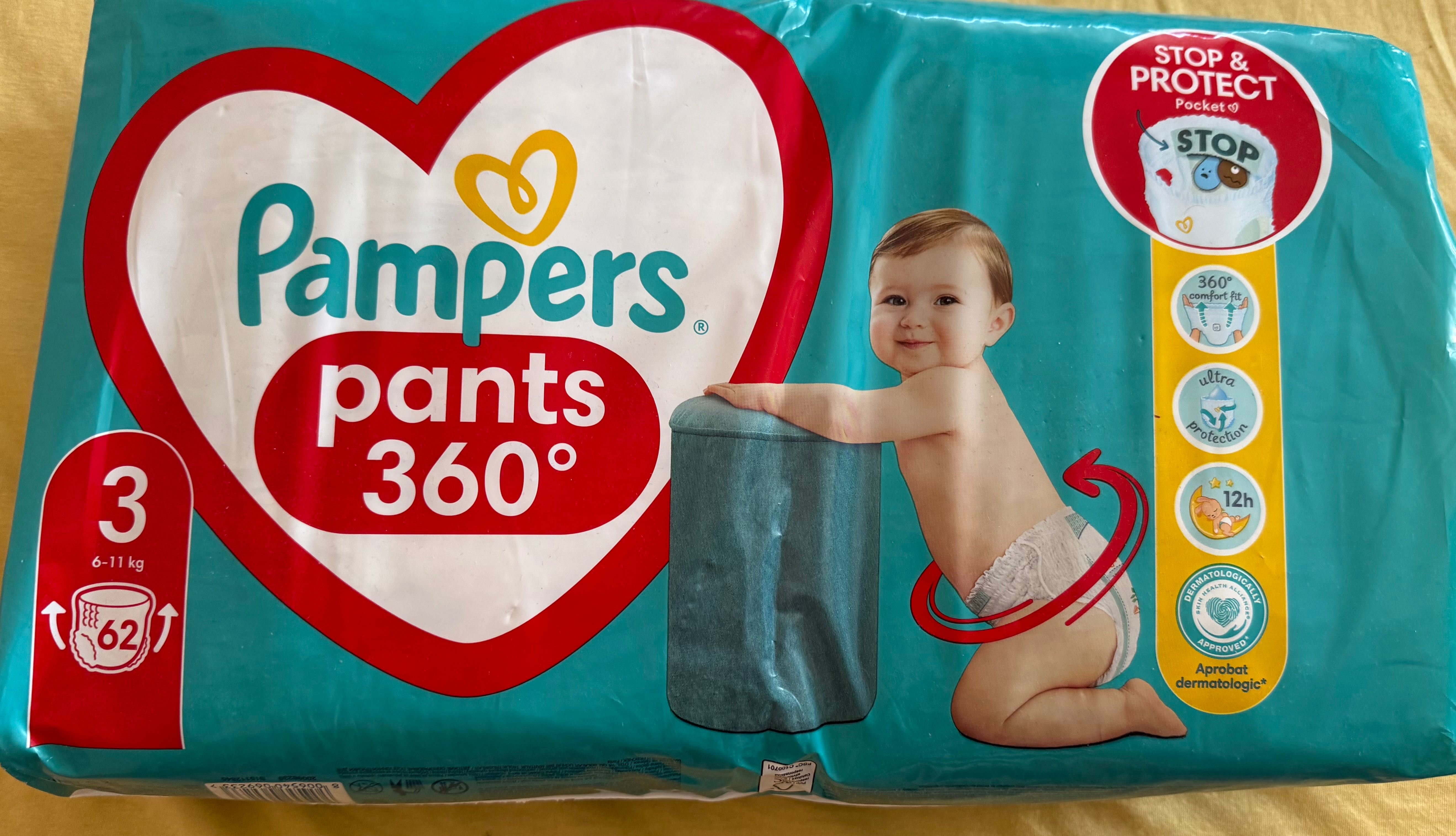 Pampers гащички, размер  3
