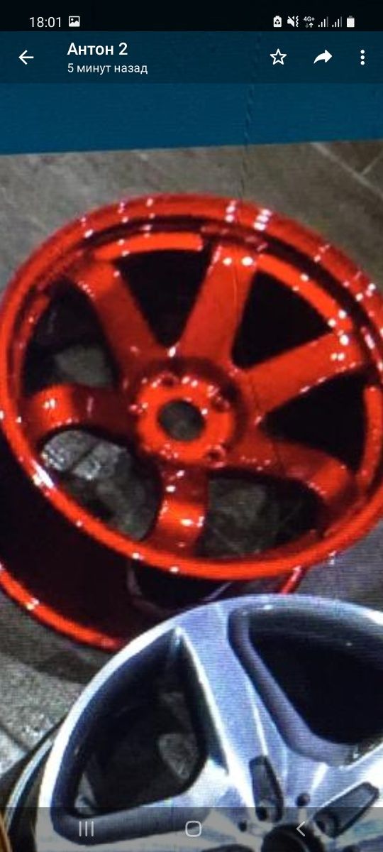 Покраска автомобильных дисков,полимерно порошковым покрытием
