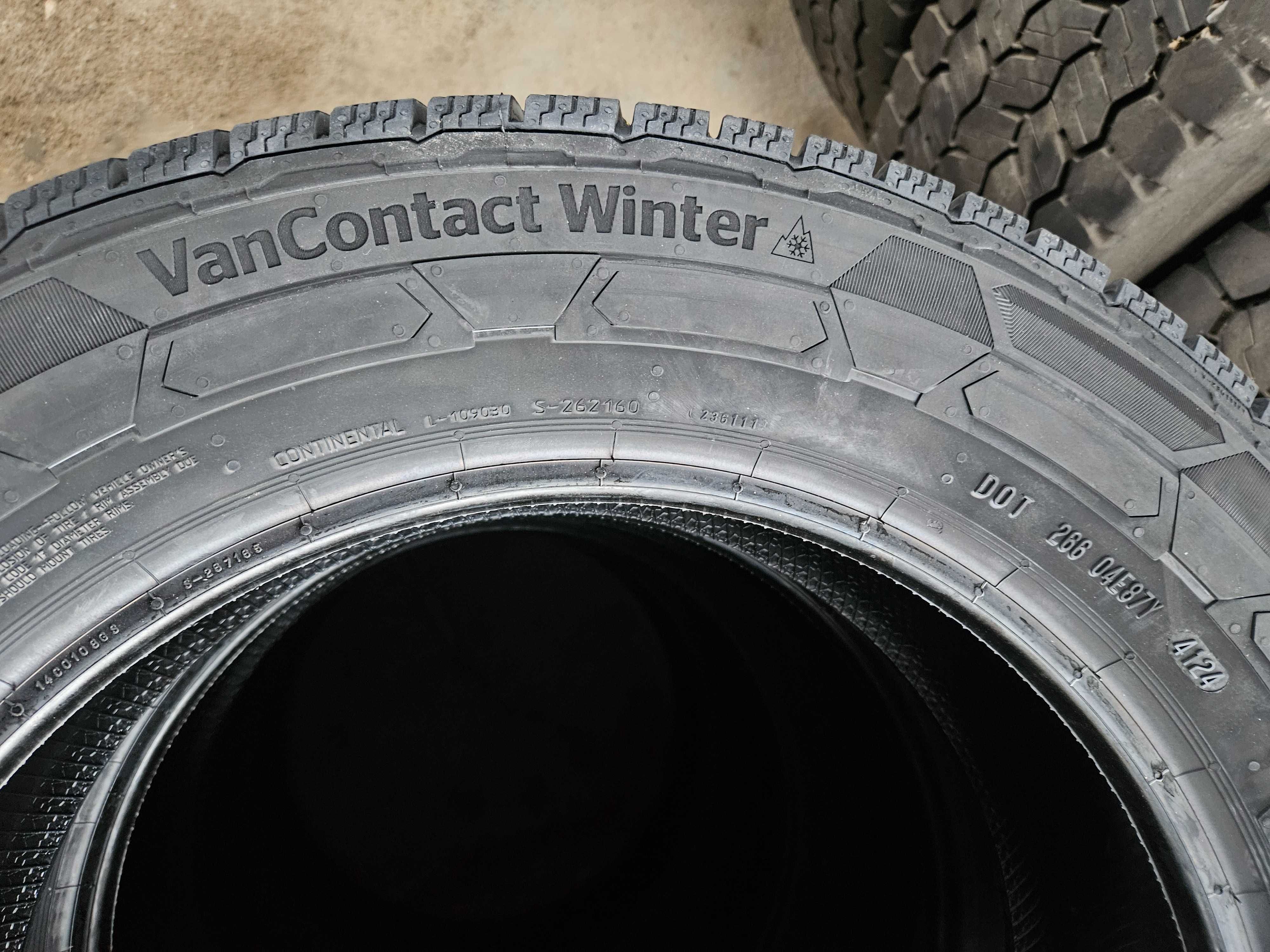 4 Нови бусови зимни гуми 215/60R17C Conti VanWinter 109T 8PR DOT4124
