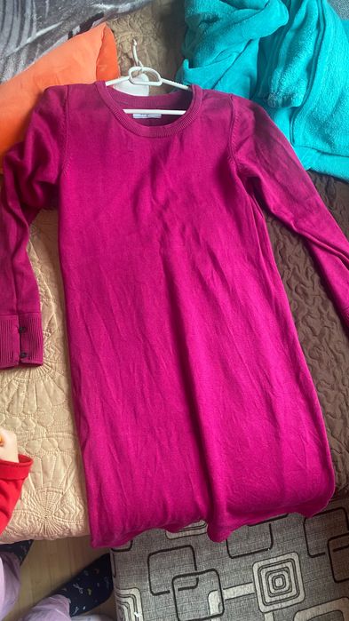 Rochie iarna fucsia mărimea S