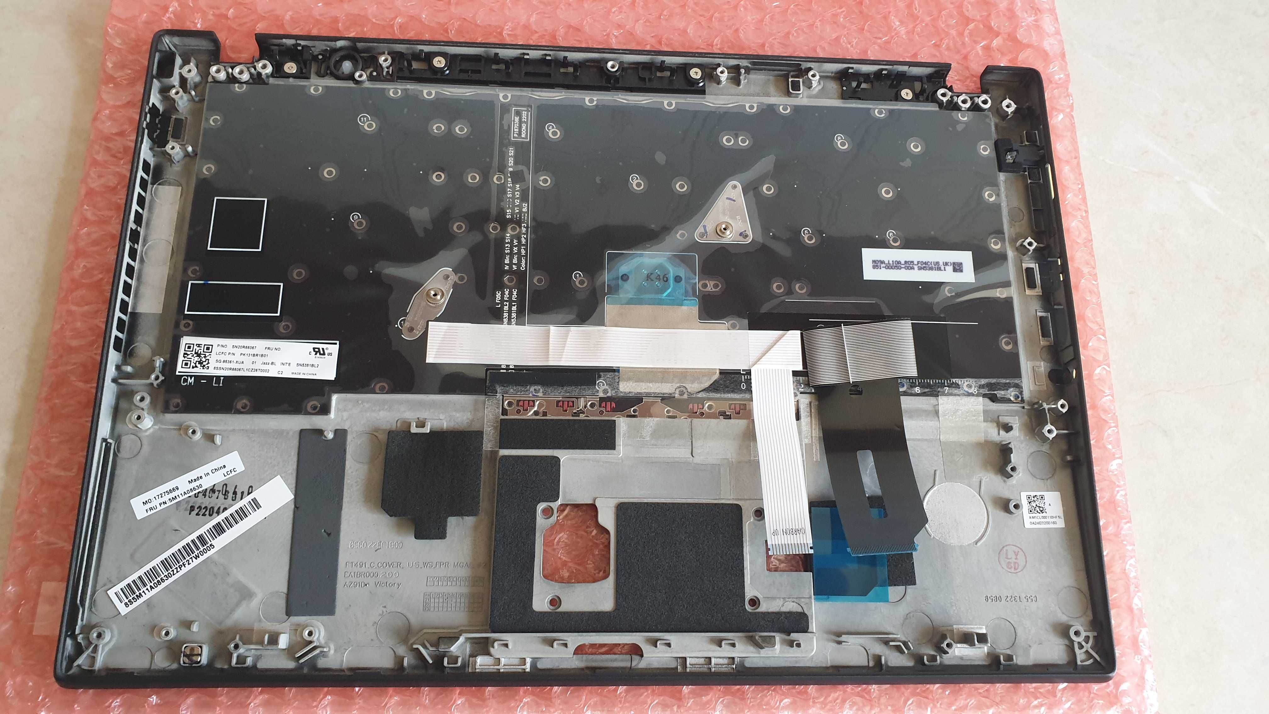 Tastatura / Palmrest Lenovo Lenovo ThinkPad T495s 5M11A08630