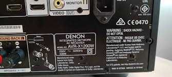Receiver Denon AVR-X1200W, Dolby Atmos, dtsX, 7Ch x145 W, HDMI 3D, 4K