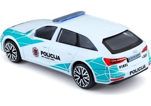 BBURAGO 1:43 модель Audi A6 Avant Полиция Литвы