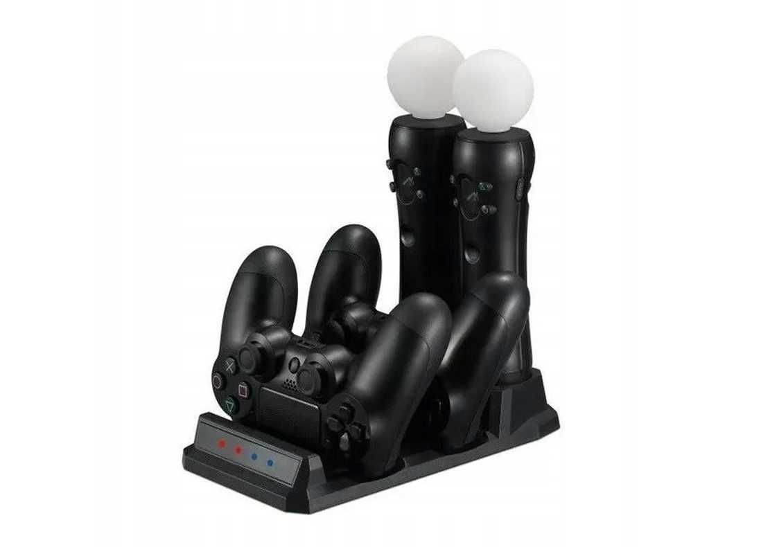 Stand dual - incarcare controller - PS4 + PSVR L/R PS MOVE