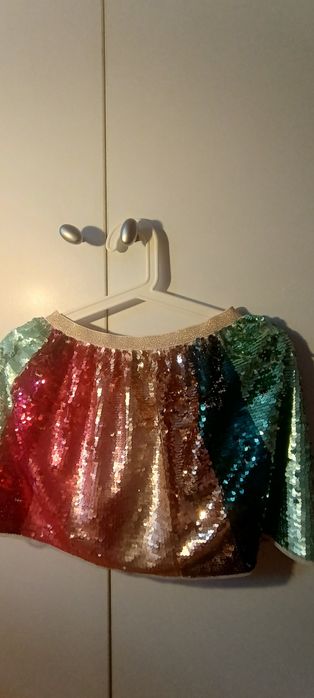 Fusta cu paiete multicolore H&M
