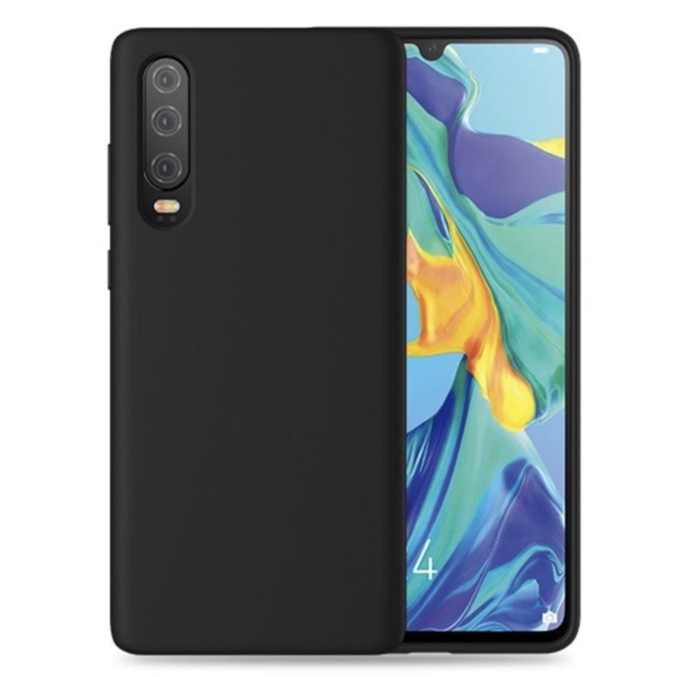 Husa Silicon si Folie Sticla Curbata 11D - Huawei P30 Lite