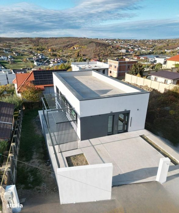 Casă unicat, Gh. Doja–Vedere panoramică, 3 dormitoare, saună, -339000e
