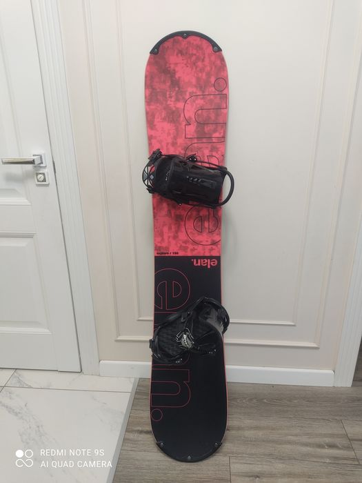 Сноуборд и ботинки