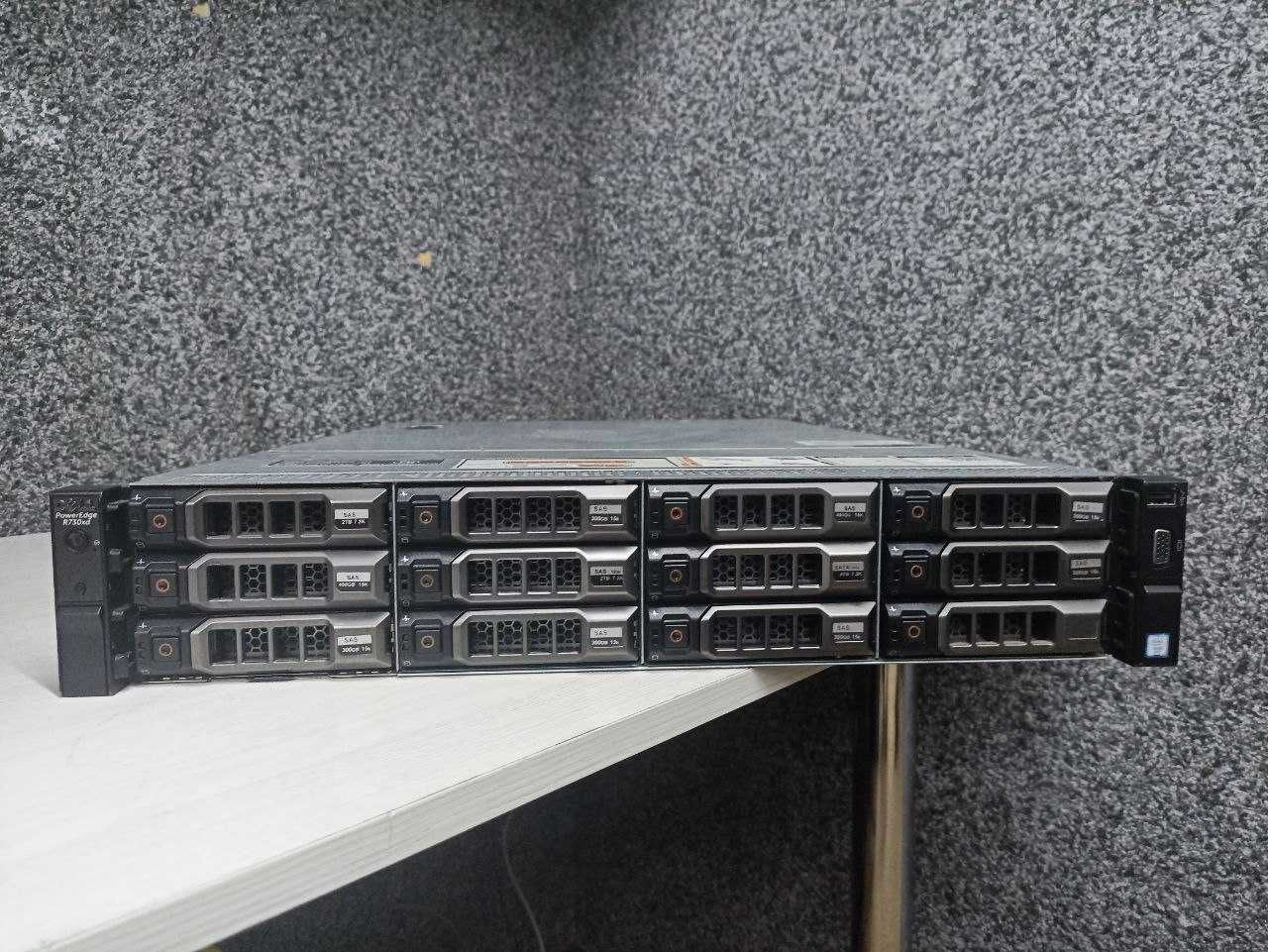 Сервер DELL PowerEdge R730xd 12LFF/ Xeon E5-2699v4/ RAM 256GB