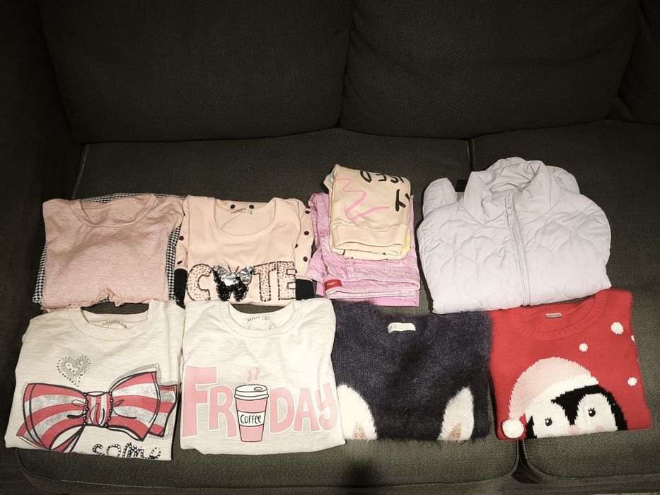 Детски дрехи за момиче - 128 см