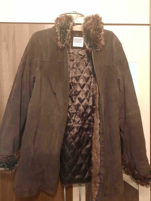 Haina de piele captusita, marimea 42