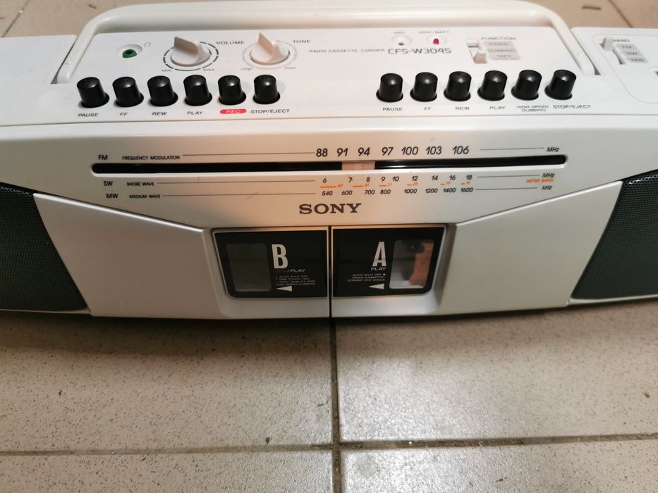 Dublu radio casetofon Sony CFS-W304S