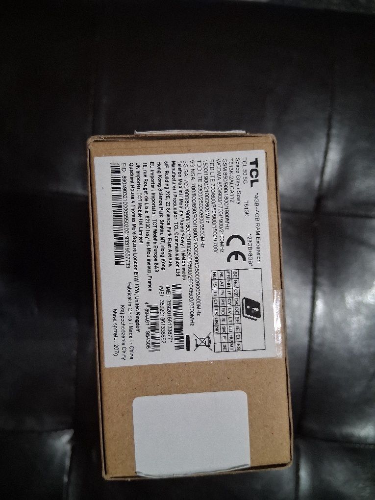 TCL 50 5G Space Gray, чисто нов
