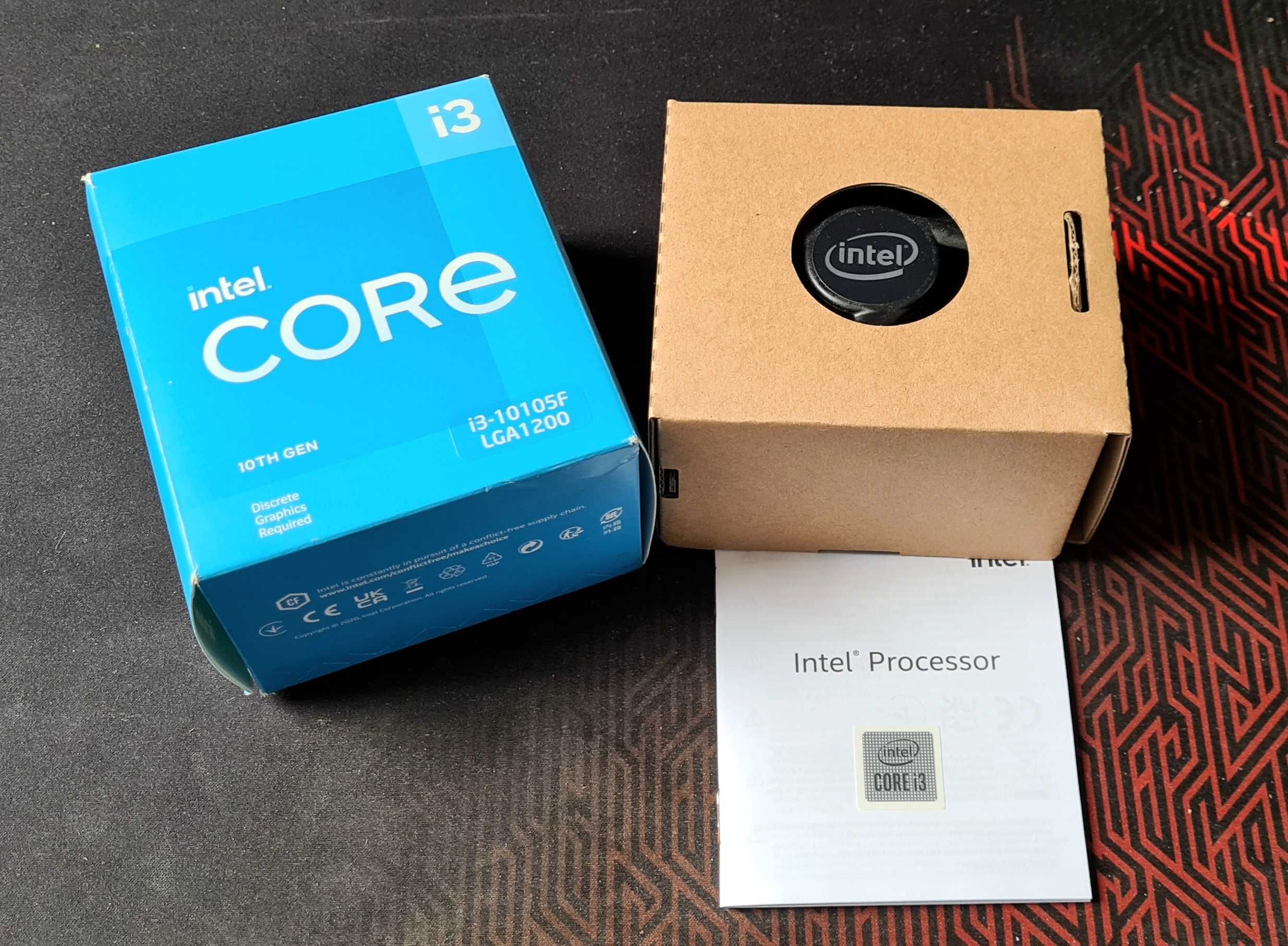 Процесор Intel I3-10105F с гаранция
