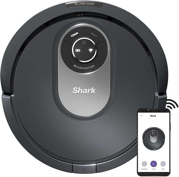 Прахосмукачка робот Shark AI (RV2001EU) подходящ за килими и твърд под