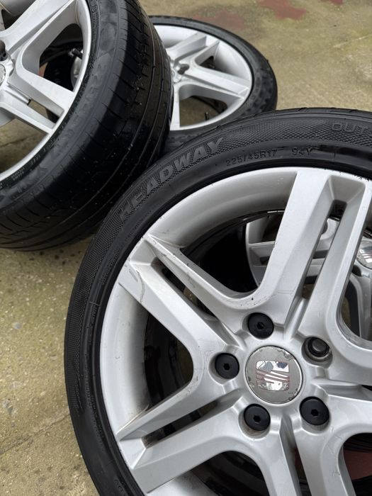 set jante + cauciucuri vara seat original ( seat , audi , vw )