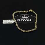Bijuteria Royal brățară din aur 14k 5.63 gr
