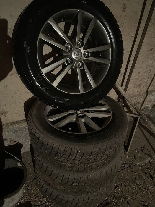 Yokohama Р16, диски от Тойоты