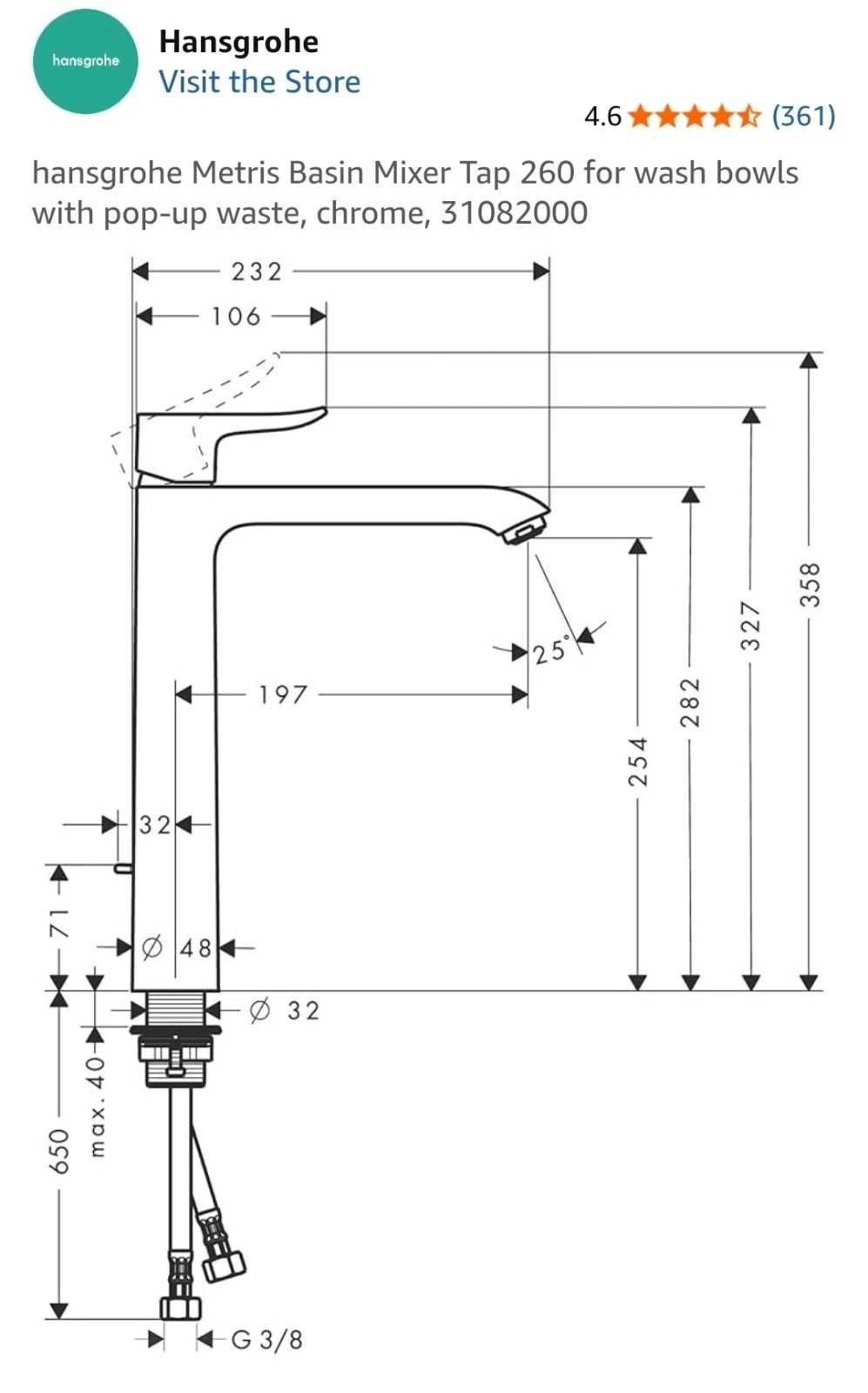 Hansgrohe 45% OFF