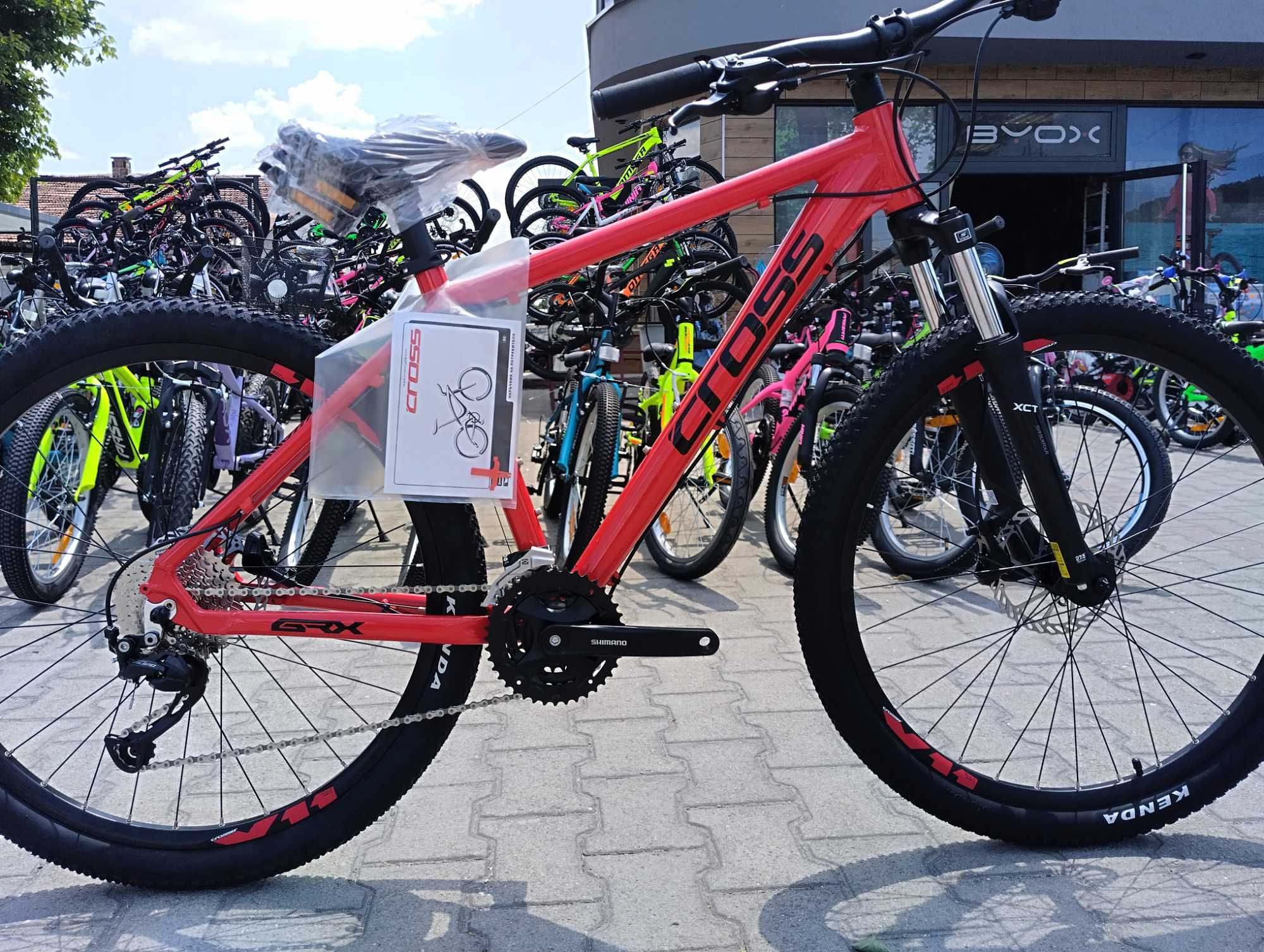 CROSS Велосипед 27.5" GRX 8 HDB M червен