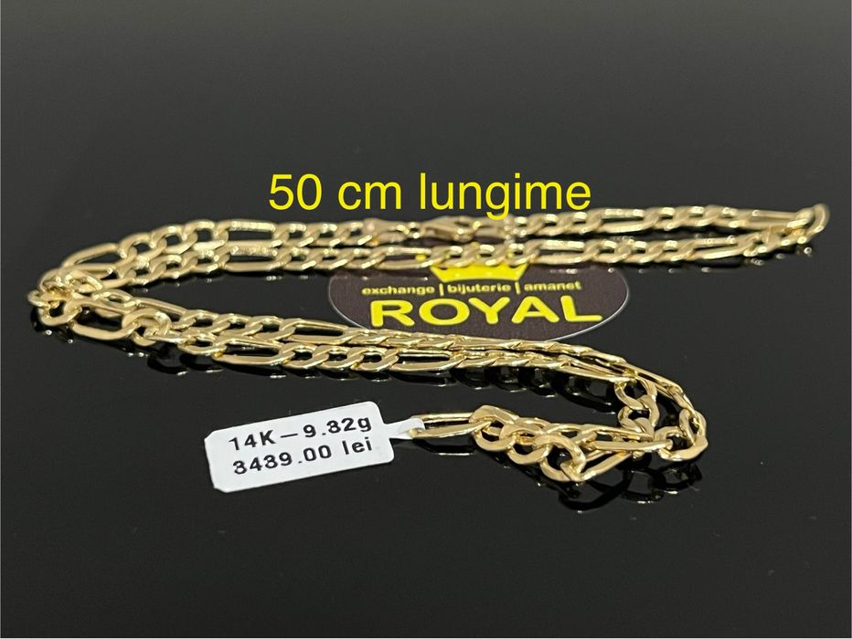 Bijuteria Royal CB : Lant aur 14k 9,32 grame