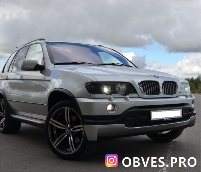Обвес, накладки спойлер пороги на БМВ х5 е53 BMW x5 e53
