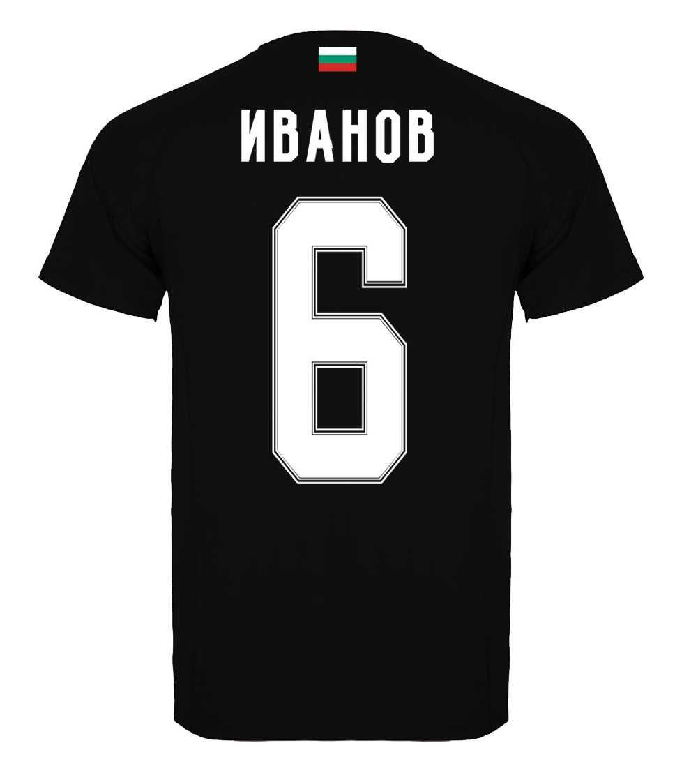 DRI-FIT футболни фен тениски с име и номер на ОТБОР по ТВОЙ ИЗБОР