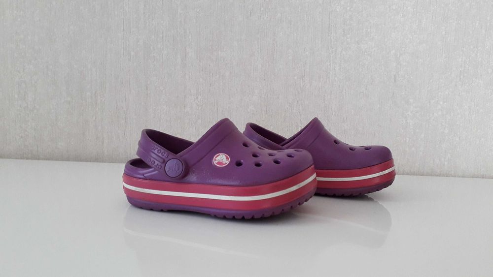 papuci copii/fetite crocs crocband c4-5 impecabili