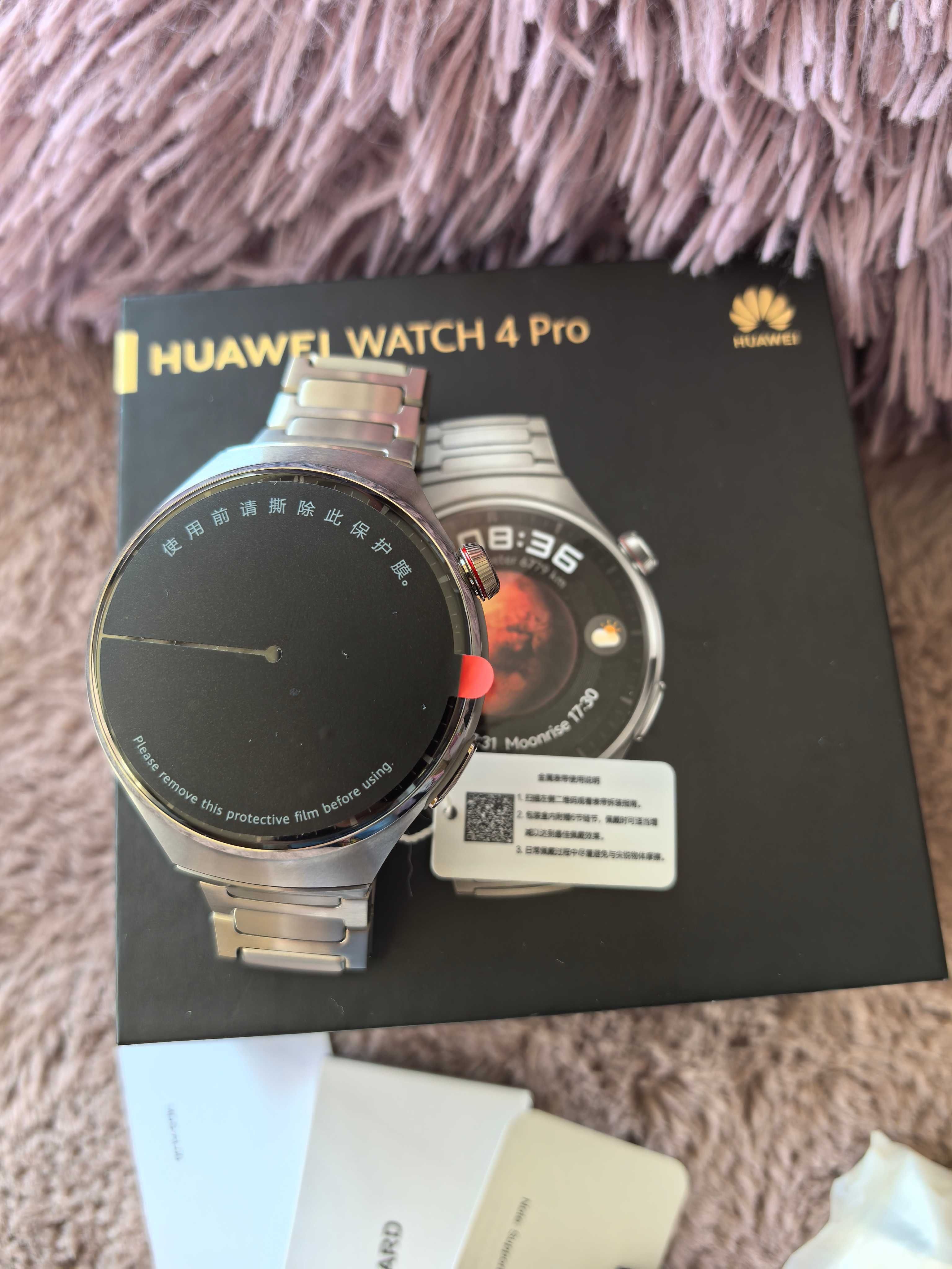 Безупречен чисто нов, Huawei Watch 4 Pro, гаранция до 2027 г.