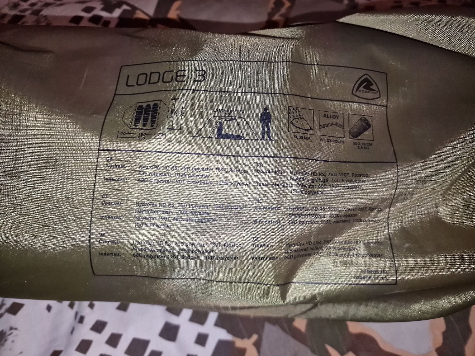 Палатка Robens Lodge 3 Нова
