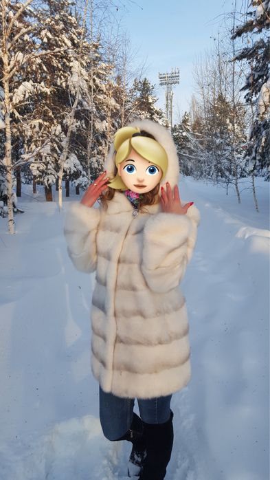 Шуба норка натуральная