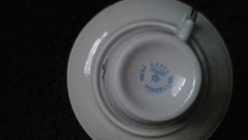 serviciu cafea portelan fin,vechi Fena,