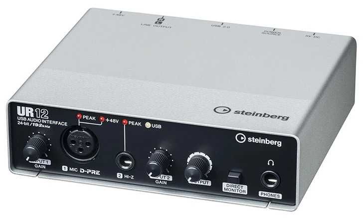 Внешний аудиоинтерфейс Steinberg UR12 USB