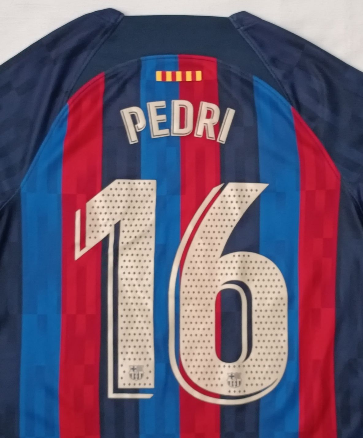 Nike DRI-FIT FC Barcelona #16 Pedri Home Jersey тениска ръст 137-147см